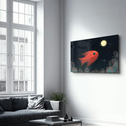 Aquarium Fish | Glass Wall Art - Artdesigna