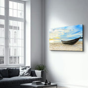 SeaSide | Glass Wall Art - Artdesigna