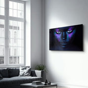 Neon Freckles | Glass Wall Art - Artdesigna