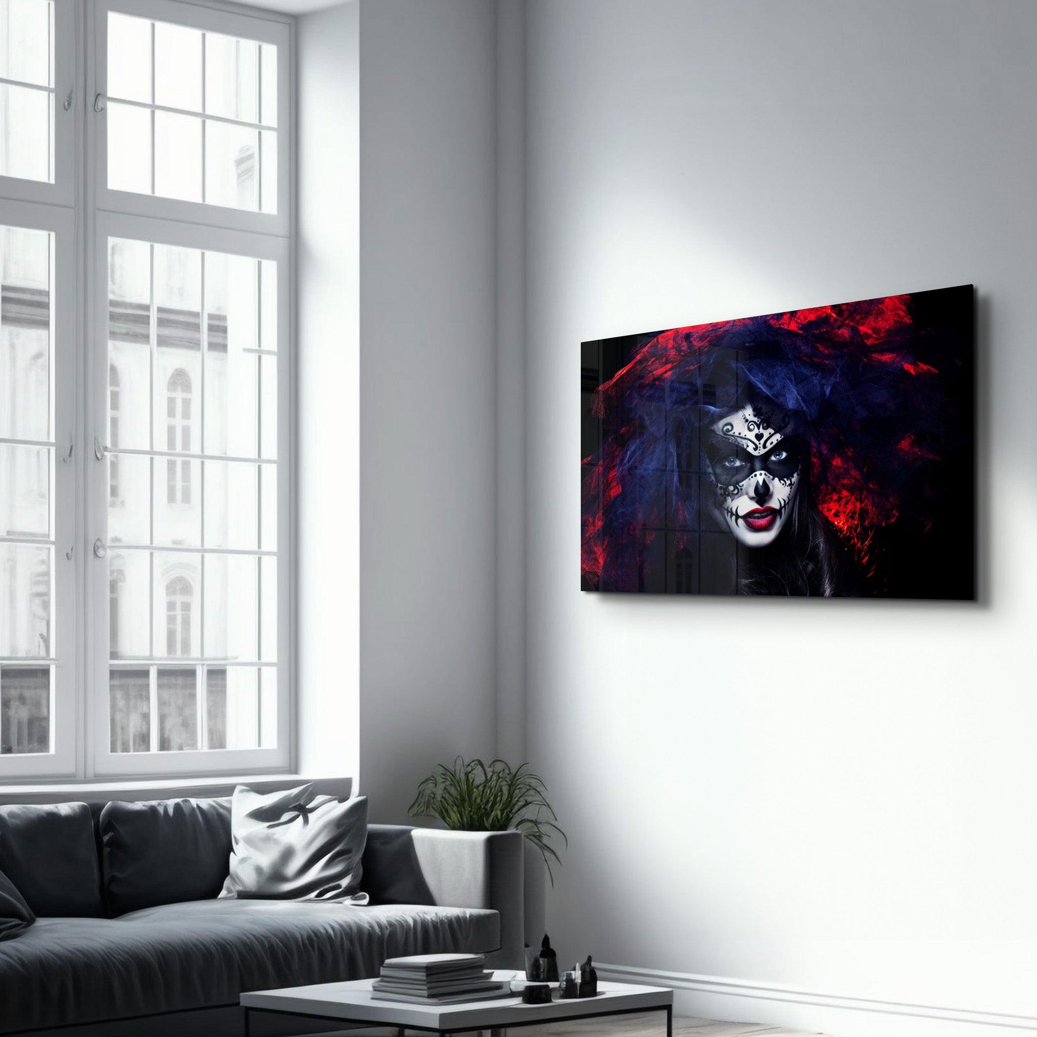 Dark Circus | Glass Wall Art - Artdesigna