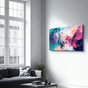 Color Surf | Glass Wall Art - Artdesigna