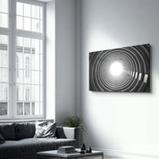 The End of Tunnel | Glass Wall Art - Artdesigna