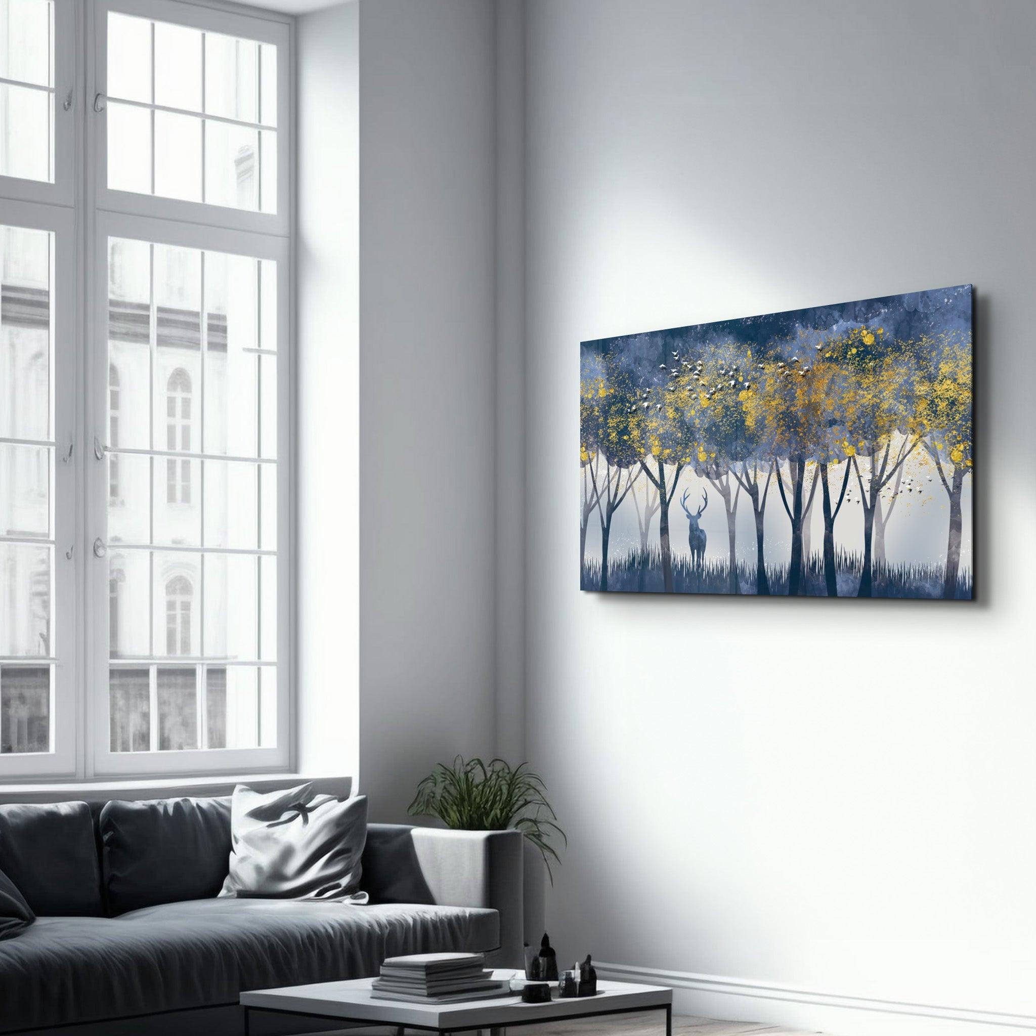 Cute Forest3 | Glass Wall Art - Artdesigna