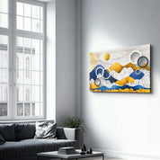 Abstract Landscape | Glass Wall Art - Artdesigna