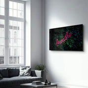 Breathe | Designer's Collection Glass Wall Art - Artdesigna