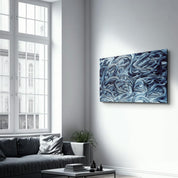 Brush Strokes | Glass Wall Art - Artdesigna