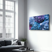 hydrangea | Glass Wall Art - Artdesigna