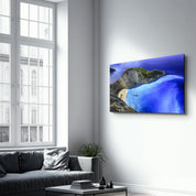 The Dead Sea | Glass Wall Art - Artdesigna