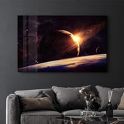 Melodic Universe | Glass Wall Art - Artdesigna