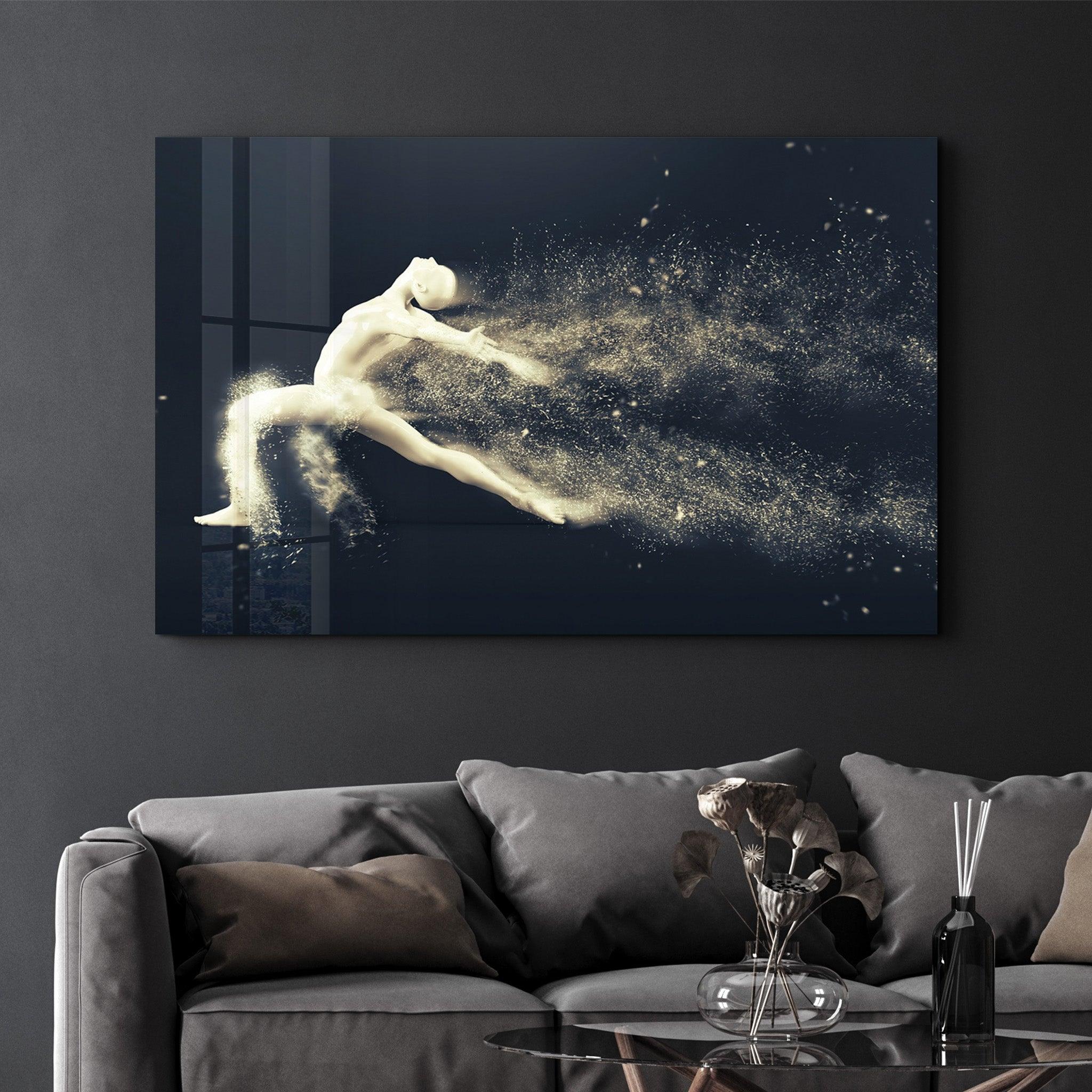 Abstract Riddick | Glass Wall Art - Artdesigna