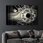 The Propeller | Glass Wall Art - Artdesigna