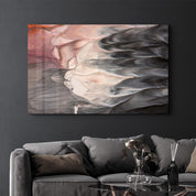 Dreamlike Flow Abstract | Glass Wall Art - Artdesigna