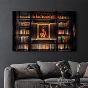 A Small Library | GLASS WALL ART - Artdesigna