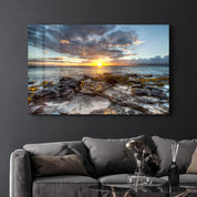 Sea View | Glass Wall Art - Artdesigna