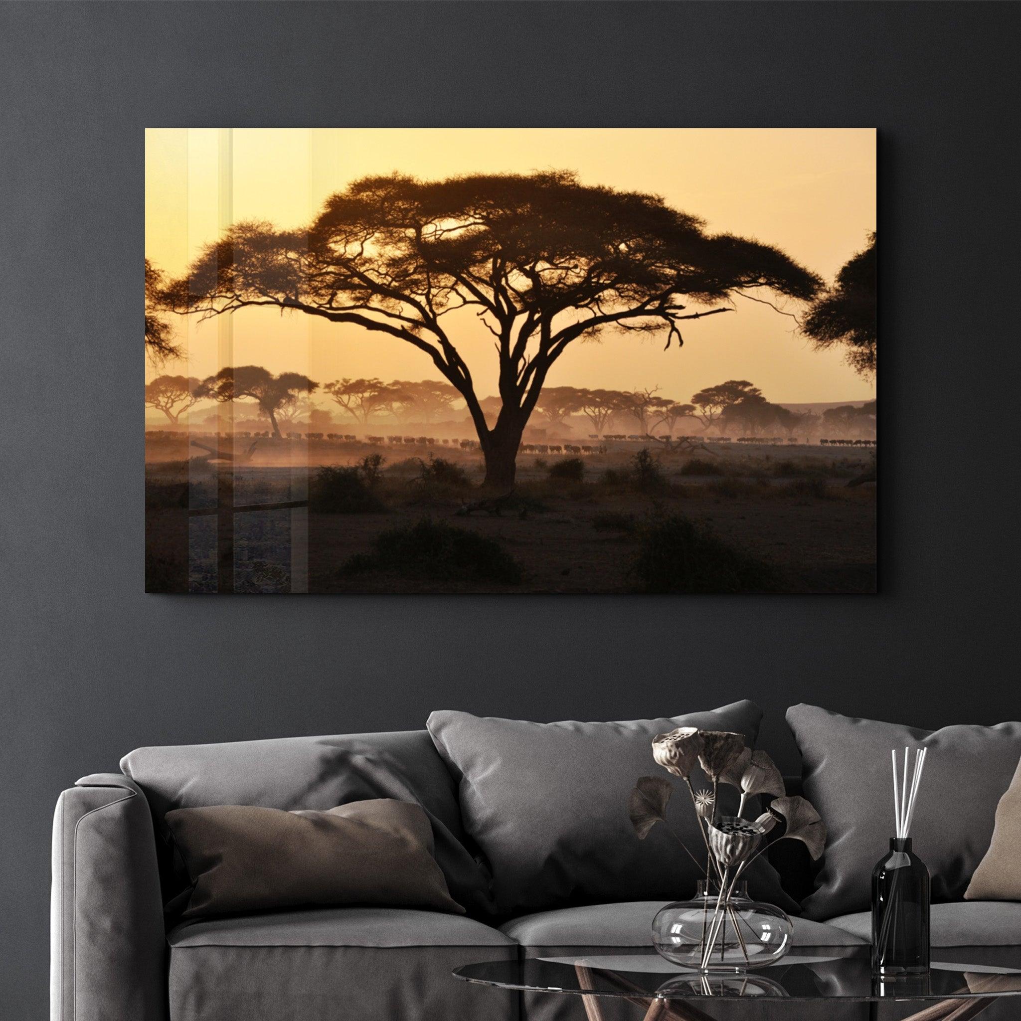 Tree | Glass Wall Art - Artdesigna