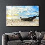 SeaSide | Glass Wall Art - Artdesigna