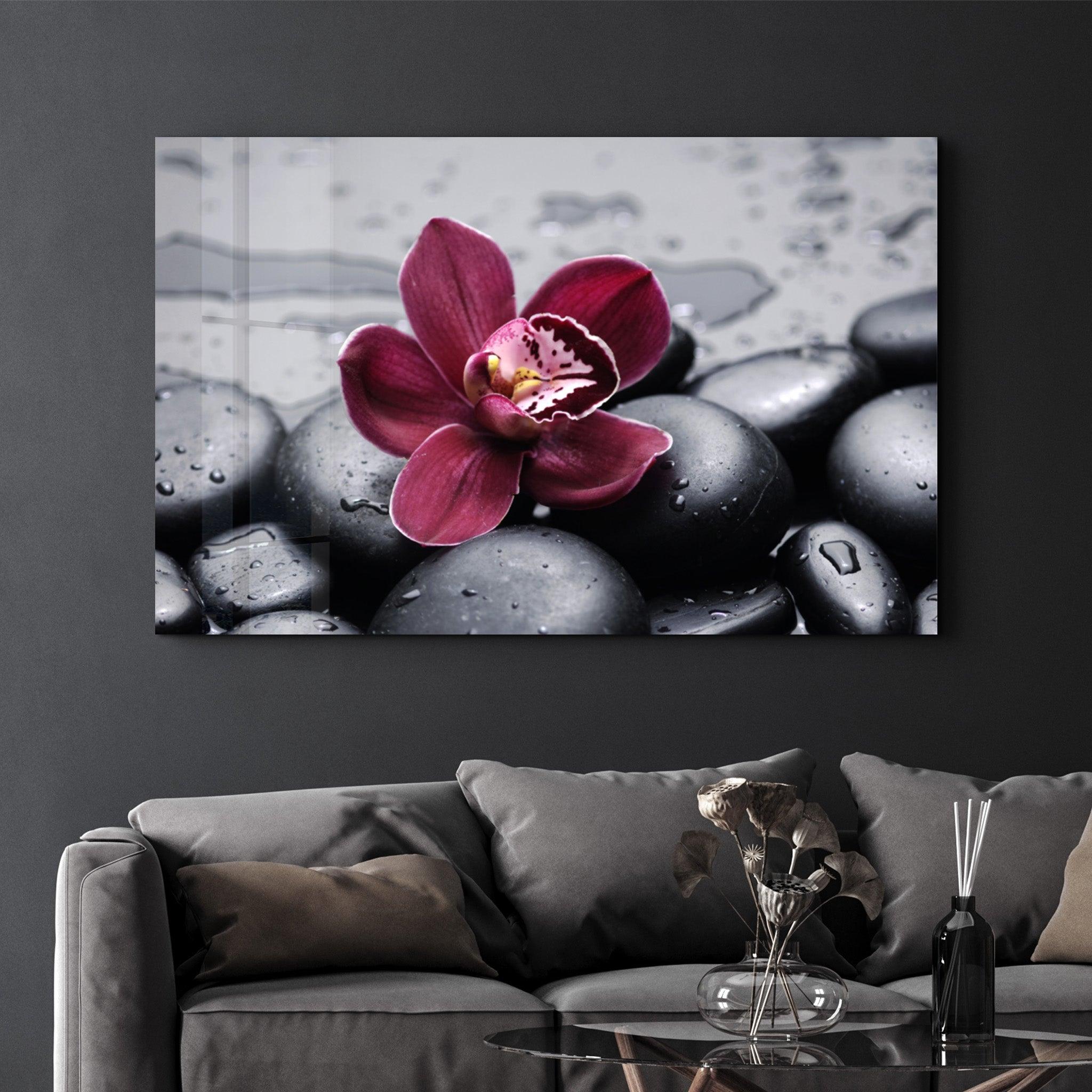 Spa 6 | Glass Wall Art - Artdesigna