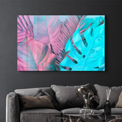 Tropical Leaf | Glass Wall Art - Artdesigna