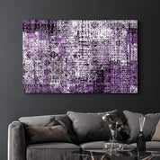 Code of Purple | Glass Wall Art - Artdesigna