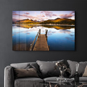 Dockside Dreams | Glass Wall Art - Artdesigna