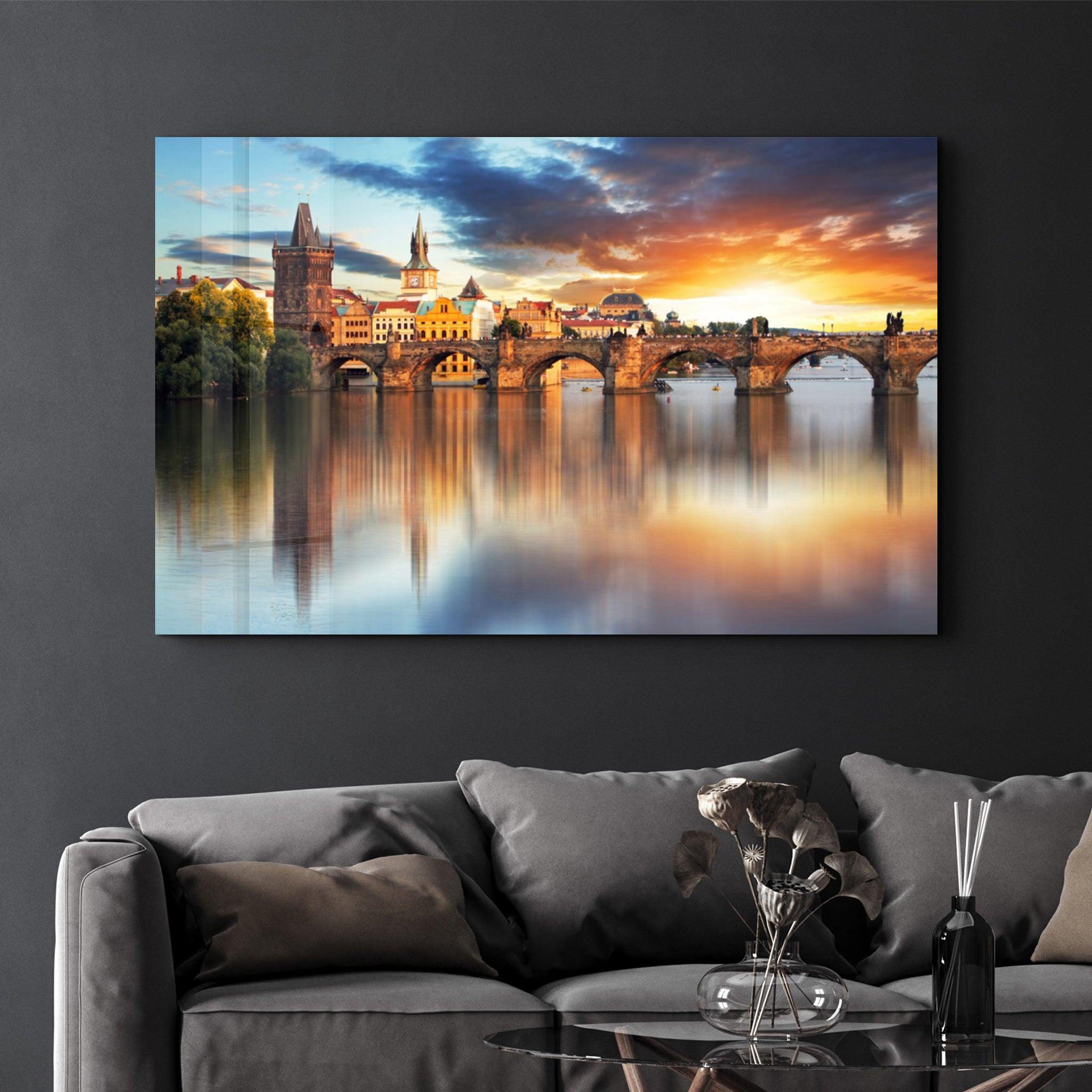 Prag | Glass Wall Art - Artdesigna