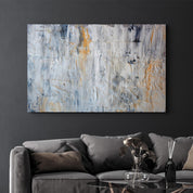 Abstract Veil of Silence | Glass Wall Art - Artdesigna