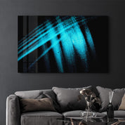 Blue Pattern | Glass Wall Art - Artdesigna