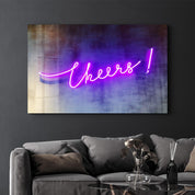 Cheers! | Glass Wall Art - Artdesigna