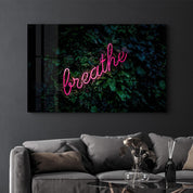 Breathe | Designer's Collection Glass Wall Art - Artdesigna