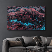 Color Waves | Designer's Collection Glass Wall Art - Artdesigna