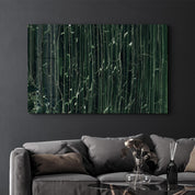 Dark Green Marble | Glass Wall Art - Artdesigna