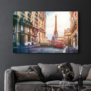 Paris Old Town - France | Glass Wall Art - Artdesigna