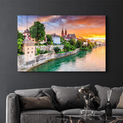 Basel - Switzerland | Glass Wall Art - Artdesigna