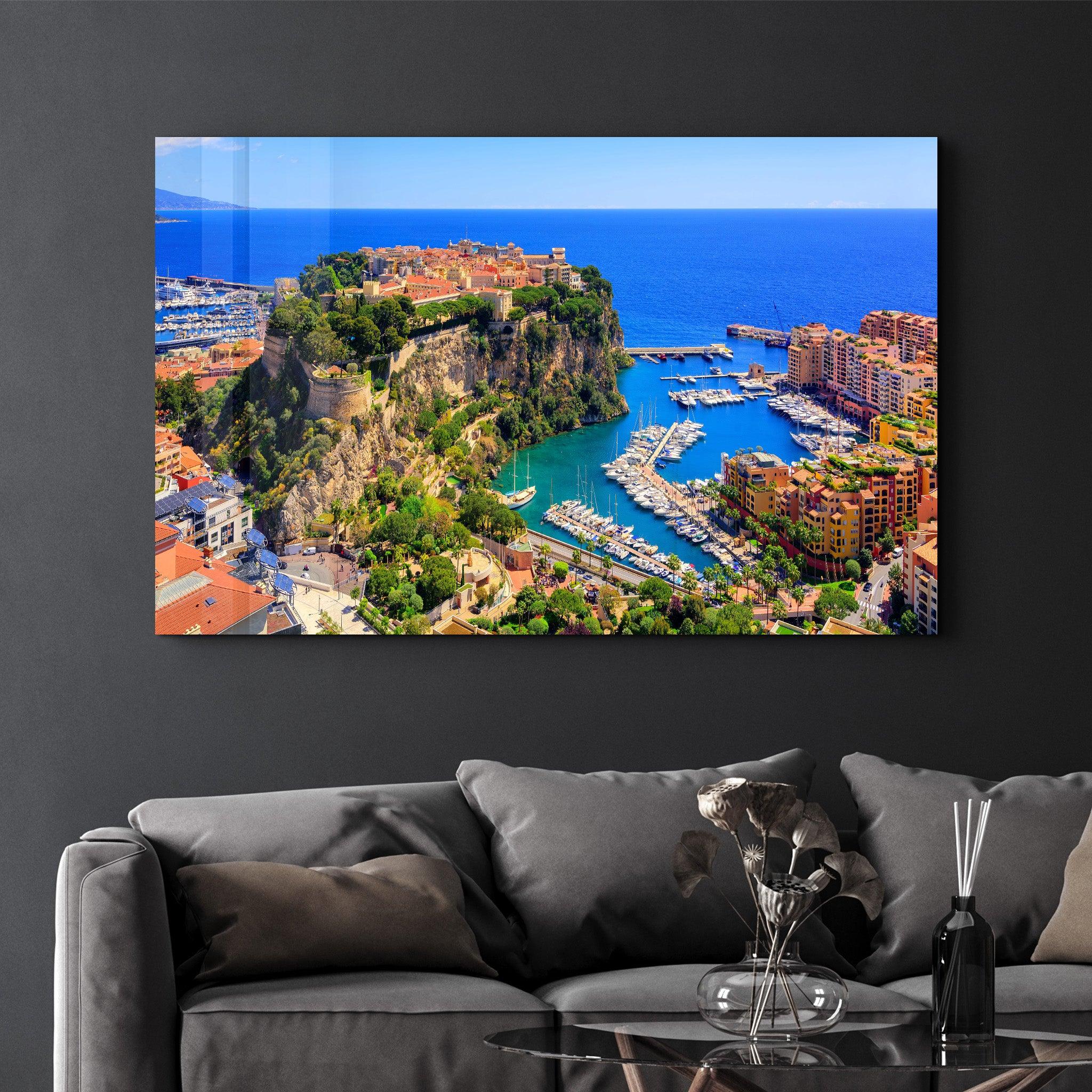 Monaco | Glass Wall Art - Artdesigna