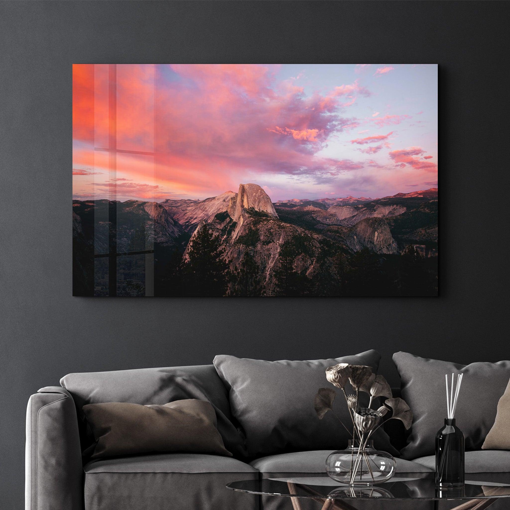 Yosemite National Park, California, USA | Glass Wall Art - Artdesigna