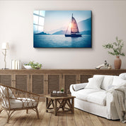 The Explorer - SailBoat | Glass Printing Wall Art - Artdesigna