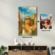 Custom Cartoon & Painting Style For Your Personal Image | Glass Wall Art