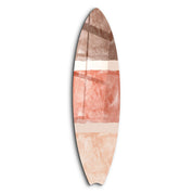 Earthy Tones Abstract | Surfboard Glass Wall Art