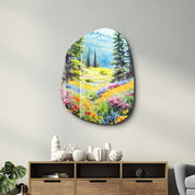 Alpine Bloom – Amorphous Glass Wall Art