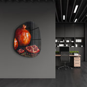 Crimson Harvest – Amorphous Glass Wall Art