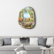 Garden Archway – Amorphous Glass Wall Art