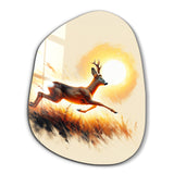 Golden Escape – Amorphous Glass Wall Art