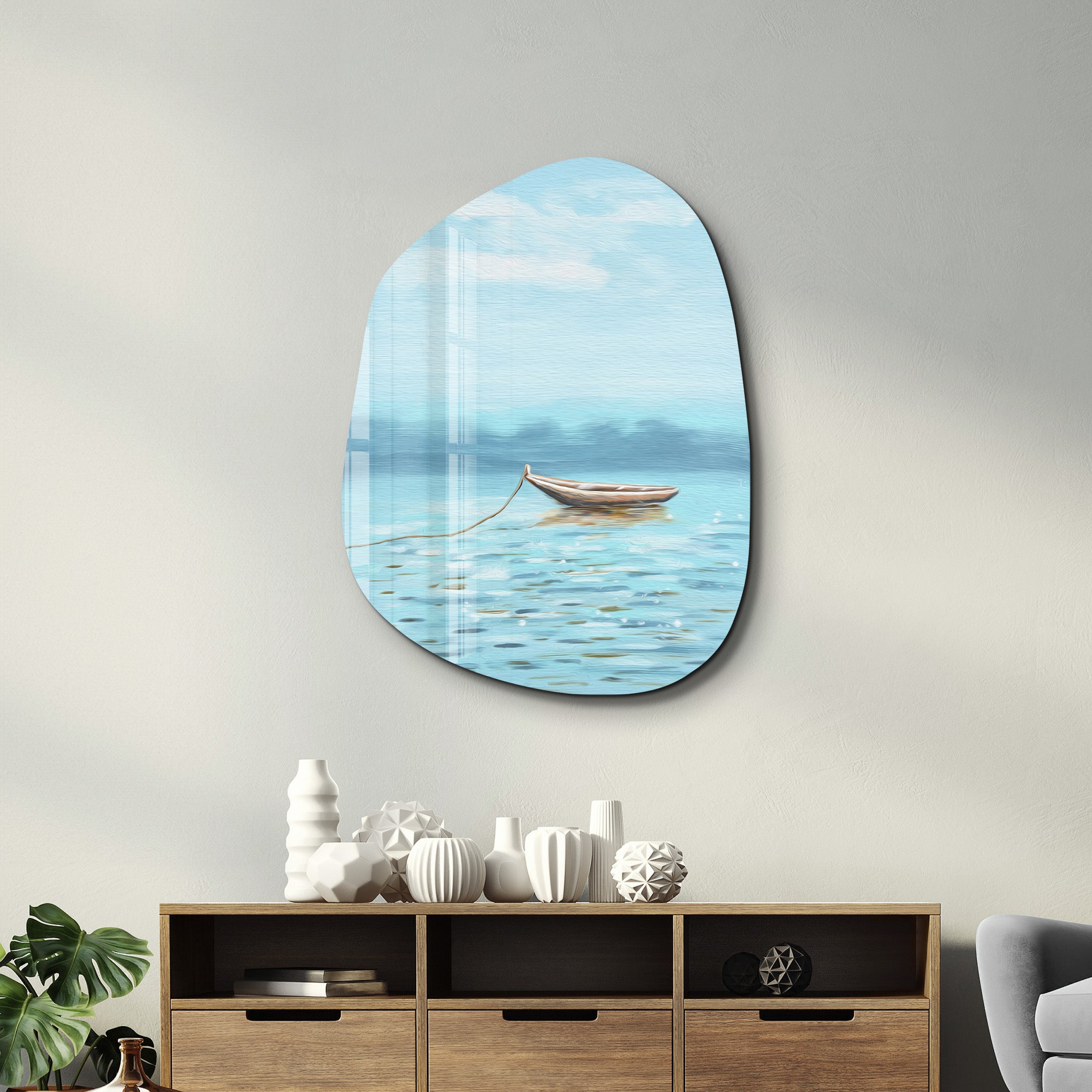 Still Waters – Amorphous Glass Wall Art