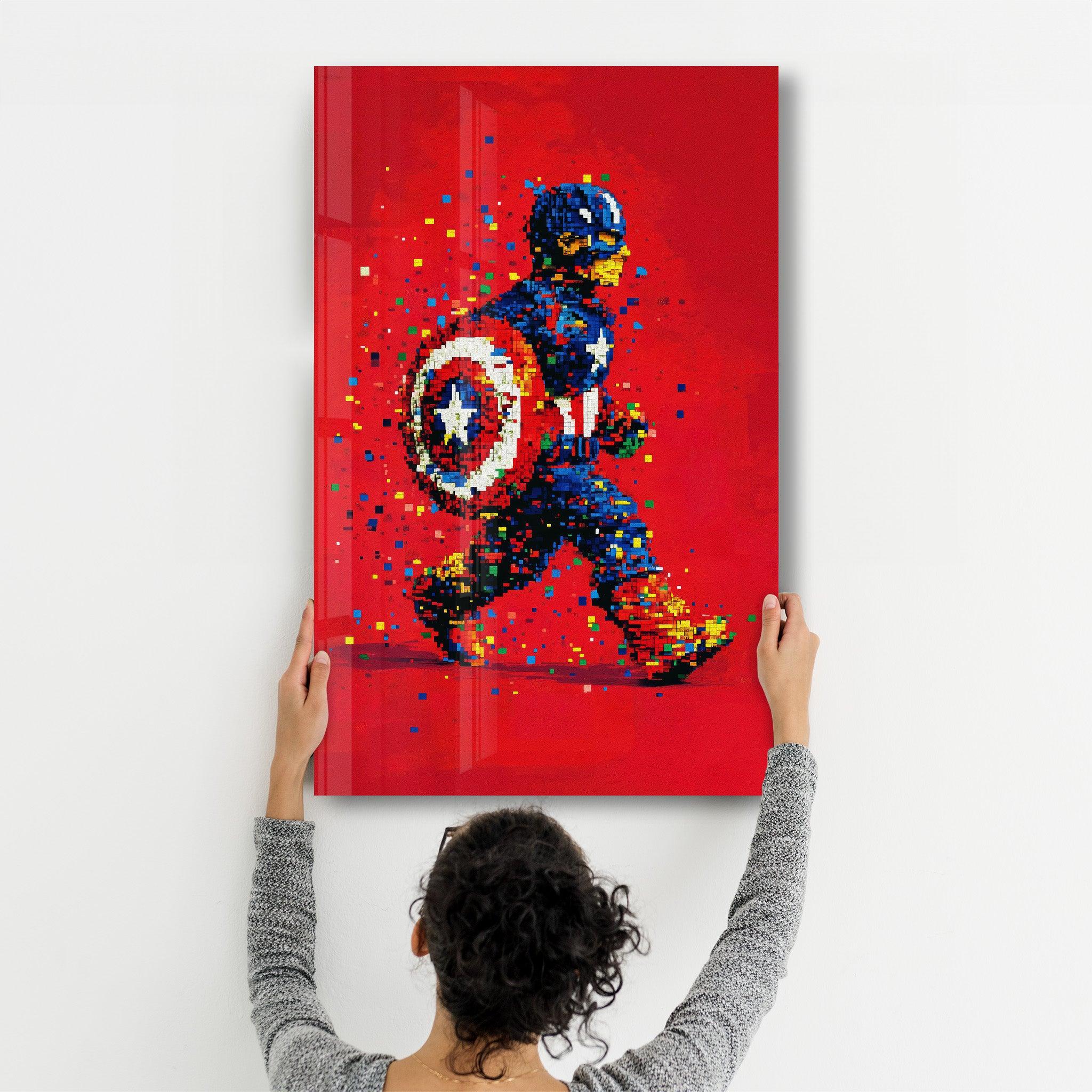 Pixel CPTN | Designers Collection Glass Wall Art