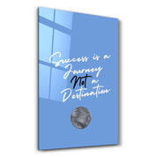 Success is a Journey | Motivational Collection Glass Wall Art