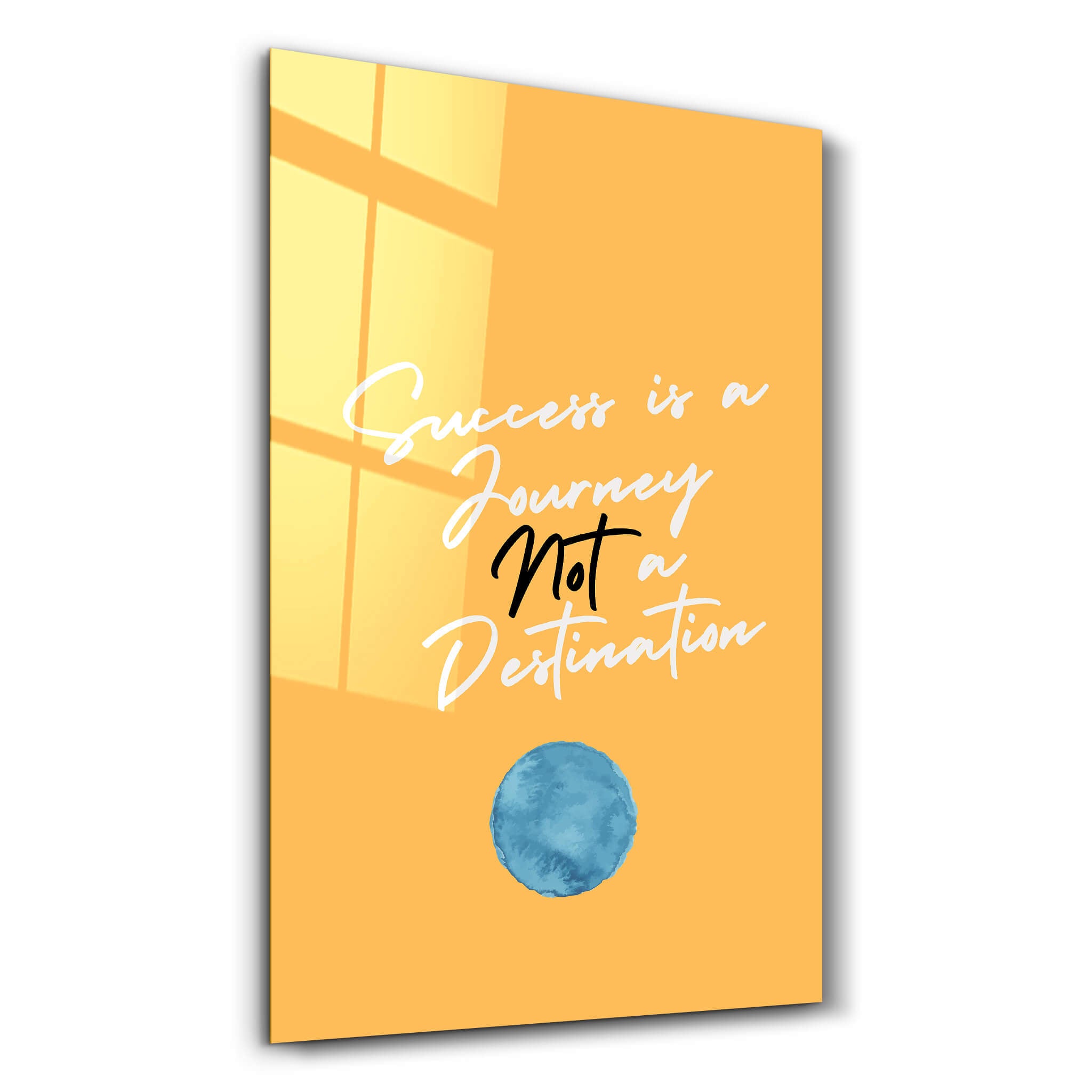 Success is a Journey | Motivational Collection Glass Wall Art