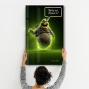 Belly Out. Chaos In. - Glass Wall Art