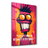 Brain? Gone! - Glass Wall Art