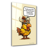 Cluck to Glory - Glass Wall Art