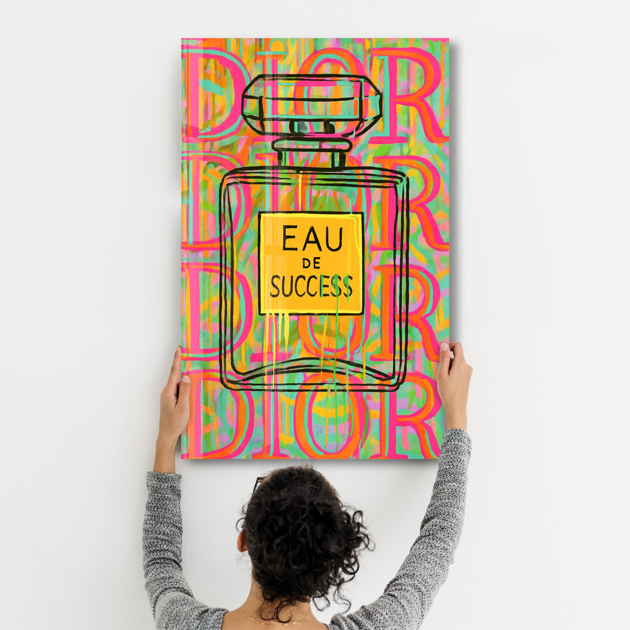 Eau de Success - Pop Luxe Glass Wall Art